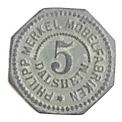 5 Pfennig - Dalsheim Philipp Merkel Möbelfabrik