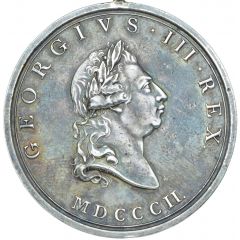 Award - George III Volunteer’s Medal, silver