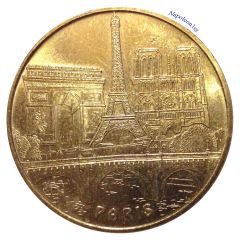 Monnaie de Paris Tourist Token - Paris Les 3 monuments et le Pont-Neuf