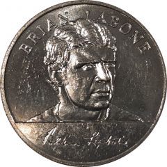 Token - Brian Labone, Everton England World Cup Squad 1970