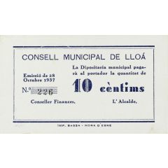 10 Céntimos Lloá