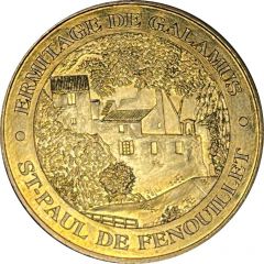 Jeton touristique - Monnaie de Paris - Saint-Paul de Fenouillet - Ermitage de Galamus