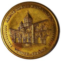 Token - Gravotech Médaille Souvenir Abbaye Saint Vincent