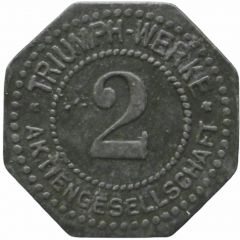 2 Pfennig - Nürnberg Triumph Werke Aktiengesellschaft
