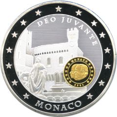 Medal - Europe Economic and Monetary Union 10 years Germany Monaco