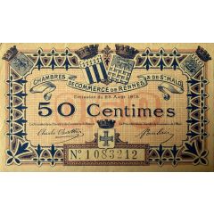 50 Centimes - Chambres de Commerce de Rennes et de St Malo [35]