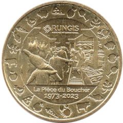 Jeton touristique - Monnaie de Paris - Rungis - Marché International - La Pièce du Boucher - 1973-2023