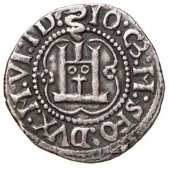 1/2 Teston - John Galeazzo Maria Sforza