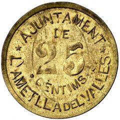 25 Centimos Ametlla del Vallès