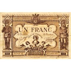 1 Franc - Chambre de Commerce de Poitiers and de la Vienne 86