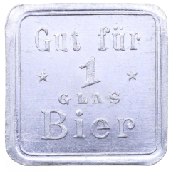 1 Glas Bier Beer token