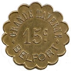 15 Centimes - Grande Taverne Belfort