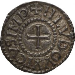 Denier - Louis I Quentovic mint
