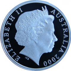 1 Dollar - Elizabeth II 4th Portrait - HMAS Sydney II - Silver Proof