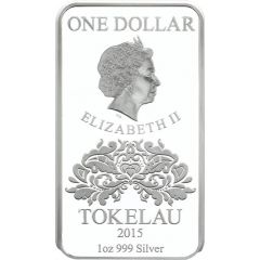 1 Dollar - Elizabeth II Hearts