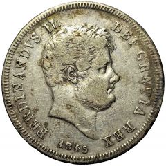 60 Grana - Ferdinando II 2nd portrait