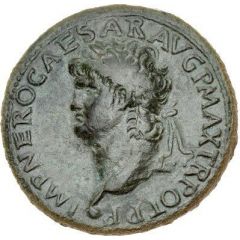 Sestertius - Nero DECVRSIO S C