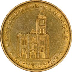 Jeton touristique - Monnaie de Paris - Cathédrale-Basilique Saint-Denis