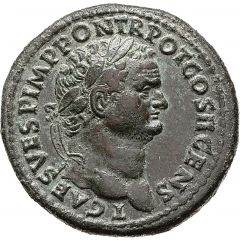 Sestertius - Titus FORTVNAE REDVCI S C, Fortuna