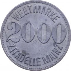 2000 Wert Marke - Zitadelle Mainz
