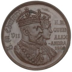 Medal - Edward VII Coronation, Stoke Newington, bronze