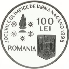 100 Lei 1998 Winter Olympics