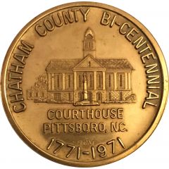 Token - Bicentennial Chatham County, North Carolina