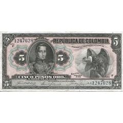 5 Pesos Oro