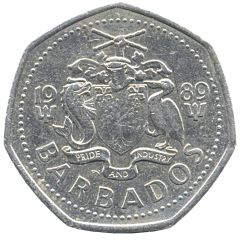 1 Dollar - Elizabeth II small type, non-magnetic