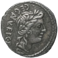 Quinarius C. Egnatuleius, C. EGATVLEI C. F. Q./ ROMA Q