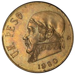 1 Peso Pattern; Morelos; Uniface