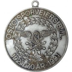 Medal - Oslo Tramways B.I.L. 70 Years