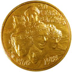 Mardi Gras Token - Bacchus 20 Years of Bacchus New Orleans, Louisiana