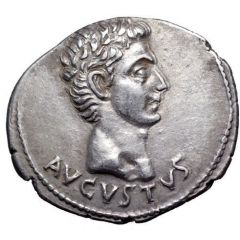Denarius - Augustus AEGVPT CAPTA