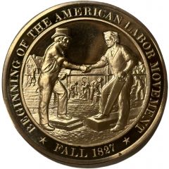 Medal - History of the United States Beginning of the American Labor Movement
