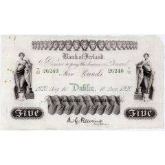 5 Pounds Bank of Ireland