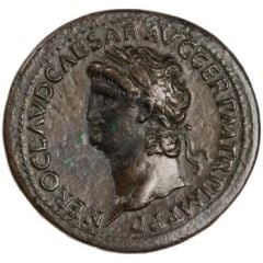 Sestertius - Nero DECVRSIO S C