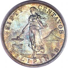 50 Centavos Large type
