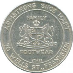 Token - Armstrong Shoe Mart Type 8