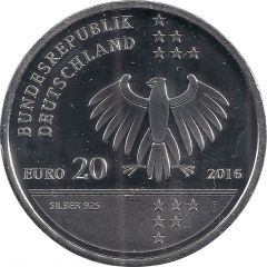 20 Euros Ernst Theodor Amandus Litfaß