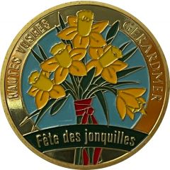 Médaille touristique - Souvenirs et Patrimoine - Gérardmer - La fête des jonquilles