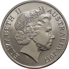 5 Cents - Elizabeth II 4th Portrait - Bananas in Pyjamas - Reverse Frosted