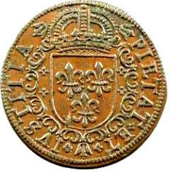 Rechenpfennig with French Arms of Hans Krawinckel
