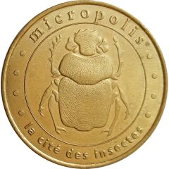 Monnaie de Paris Tourist Token - Micropolis La cité des Insectes - Le scarabée