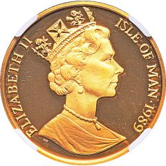 1/2 Crown - Elizabeth II Persian Cat