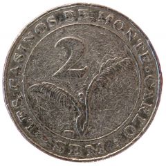 2 Francs - Casino de Monte Carlo