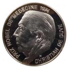 Token - Christian de Duve Nobel Prize in medicine 1974