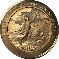 Medal - Thomason Medallic Bible Joshua Commanding Sun