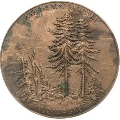 Medal - Paul Wagner, deputy principal of the municipal girls` high school in Dresden Neustadt