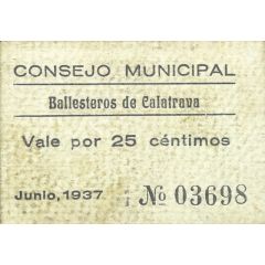 25 Céntimos Ballesteros de Calatrava